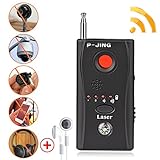 Anti Spy Bug Detector,P-JING RF Signal Wireless Probe Detector - 100Mhz~3000MHZ Full Frequency Detection Ultra-high Portable Sensitivity Full-Range Tracker Finder Hidden Camera Pinhole Laser Lens GSM