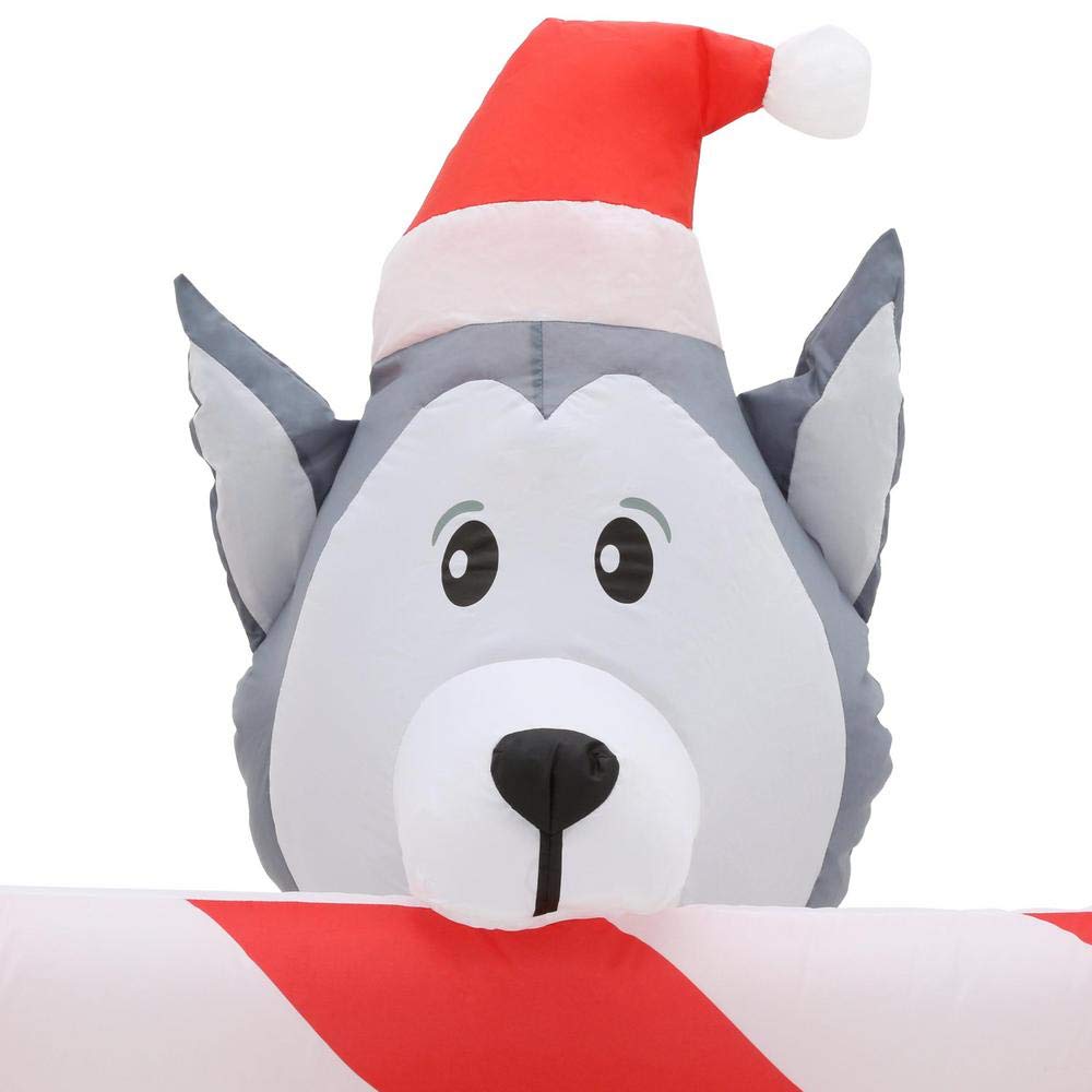Outdoor Décor St Chihuahua Goldendoodle Husky Sled Dog Holiday Self