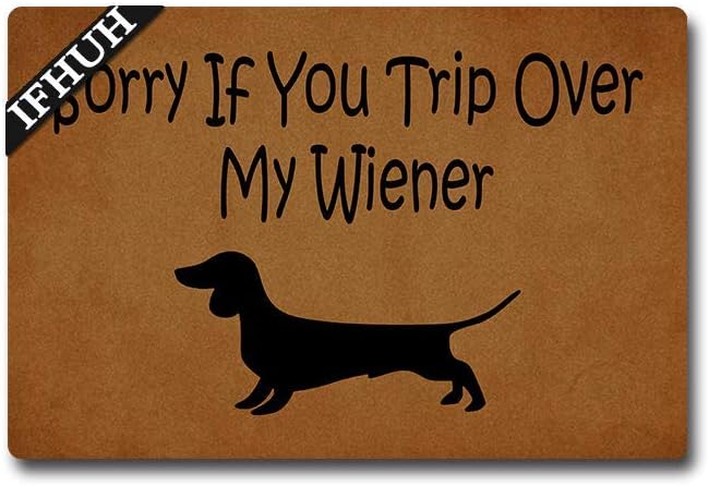 wiener dog doormat