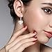 YFN 925 Sterling Silver Simple Polished Hollow Heart Puppy Paw Dog Bone Dangle Earrings (Silver)