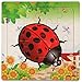 Kids Puzzles Toys 4 Pack, 16pcs Wooden Animals Elephant Bee Dolphins Ladybugs Fancy Education and Learning Intelligence Toys Jigsaw Puzzles Present (red) (red)