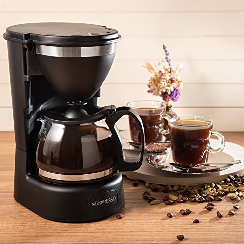 Mixpresso 5Cup Drip Coffee Maker, Electric Coffee Pot Machine