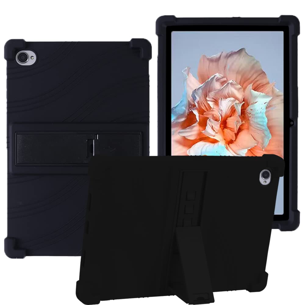YHFZR Case for Blackview Tab 15, Soft Kid Friendly Light Weight Build in Kickstand Protective Case for Blackview Tab 15 Tablet 10.5 Inch, Black โ image 1