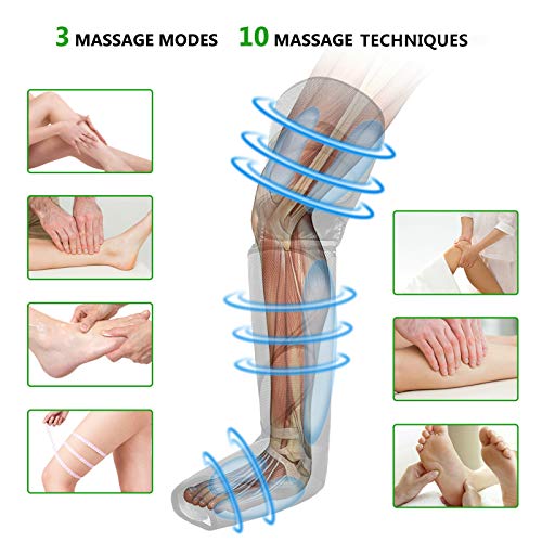 FIT KING Foot and Leg Massager for Circulation with 3 Modes 3 Intensities FT-012A