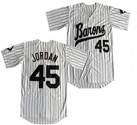 Dexinton Birmingham Barons 45 Micheal Stitched Baseball Jersey S-XXXL