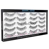 EmaxDesign 10 Pairs Fake Eyelashes, Multipack Natural 3D False Eyelashes  Fashion Eyelashes Extension For Makeup.