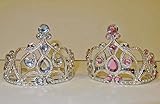 The Wishlist Store Fits 18 Inch American Girl Doll 2 Crown Tiaras Silver and Pink