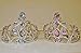 The Wishlist Store Fits 18 Inch American Girl Doll 2 Crown Tiaras Silver and Pink