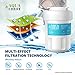 AQUA CREST AQF-FF13 Replacement for GE® SmartWater® MWF®, MWFINT, MWFP, MWFA, GWF, HDX FMG-1, GSE25GSHECSS, WFC1201, Kenmore® 9991 Refrigerator Water filter, 3 Filters