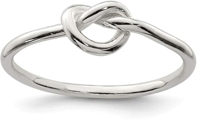 sterling silver knot ring