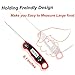 Digital Grill Thermometer,Digital Cooking Thermometer, Instant Read Meat Thermometer With Long Probe,waterproof, Calibration Function For Kitchen BBQ Grill Smoker Cooking Outdoor, Black …