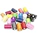 HAITRAL Sewing Thread - 24 Colors 1000 Yards Cotton Thread Sets Spools Thread for Sewing Machine (HT_SK04)