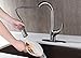Purelux Calla Modern Design Single Handle Pull Down High Arc Kitchen Faucet fits 1 or 3 hole installation, Satin Stainless Finish Pull Out Sprayer Kitchen Sink Faucets