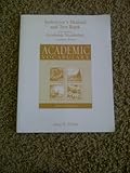 Unknown Binding Instructor's manual and test bank to accompany Academic vocabulary: Academic words (Interactive vocabulary) Book