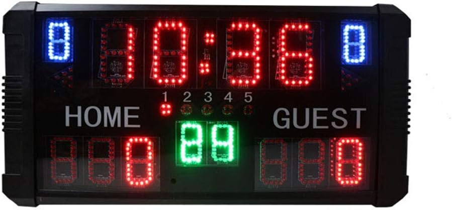 WTY Basketball Scoreboard Digital Portable Electronic Scoreboard Countdown Timer with Stand