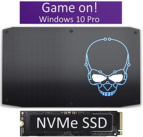 Intel NUC NUC8i7HVK Gaming Mini PC/HTPC Quad-Core i7-8809G up to 4.2GHz, AMD Radeon RX Vega M GH Thunderbolt 3, 4K, Hyper-X RAM, Industry-Leader NVMe Drive, Six Monitor Support
