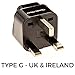 European Travel Adapter Plug Set - Pack of 4 Universal Outlet Adapters for All of Europe (Type C, E, F, G J, L) - Works in France, UK, Switzerland, Spain, Italy, United Kingdom, Germany & Turkey