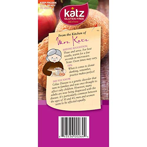 image for Katz Gluten Free Cinnamon Donuts | Dairy, Nut, Soy and Gluten Free | K