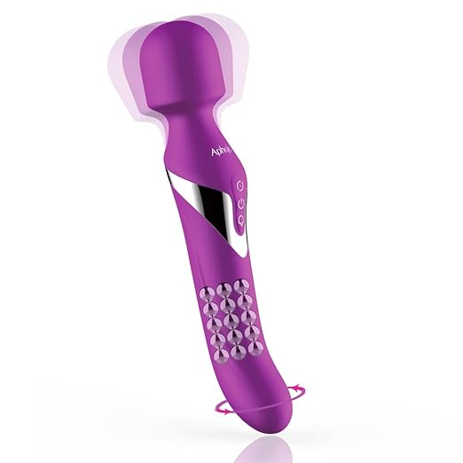 title=Lovey Angel Vibratore / Dildo Silicone, 360 gradi doppio GRANULE-ROTAZIONE