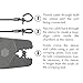 Fishing Crimping Pliers Heavy Duty Stainless Steel Wire Rope Crimping Tool Fishing Tackle Pliers Built-in Wire Cutters Crimp Sleeves, 4 Crmping Size