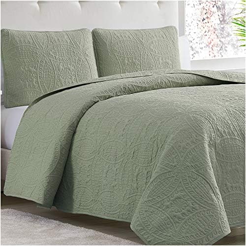 Mellanni Oversized King Bedspread Coverlet Set King Size Bedding
