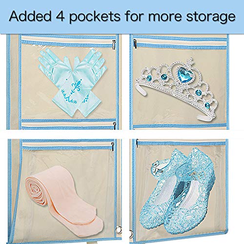Syeeiex Dance Costume Garment Bag 40-inch with Accessories Zipper Pockets for Children Dance Dresses T-Shirt Skirt Clothing Carrying and Storage - Thumbnail 5
