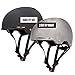 Triple Eight Darklight Reflective Gotham Dual Certified Skateboard and Bike Helmet for Night Riding, Small/Medium