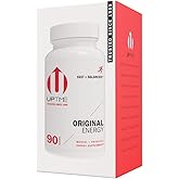 UPTIME Original Energy, 90 Energy Tablets, 200mg per Serving, Made with Natural Caffeine, Vitamin C, CoQ10, Calcium, Ginkgo Biloba, Ginseng & L-Carnitine, Zero Calories, 66mg Caffeine Per Tablet