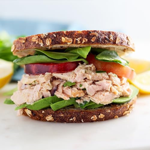 WILD PLANET WILD ALBACORE TUNA,NO SALT ADDED, CANNED TUNA, SUSTAINABLY WILD-CAUGHT, POLE & LINE, NON-GMO, KOSHER 5 OZ