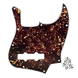 FLEOR 10 Hole Jazz Bass Pickguard Scratch Plate