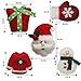 MAGGIFT Handmade Christmas Tree Hanging Ornament Snowman/Santa Claus/Gift Box/Glove/Cloth Decoration for Xmas Tree Party Holiday (Set of 10))