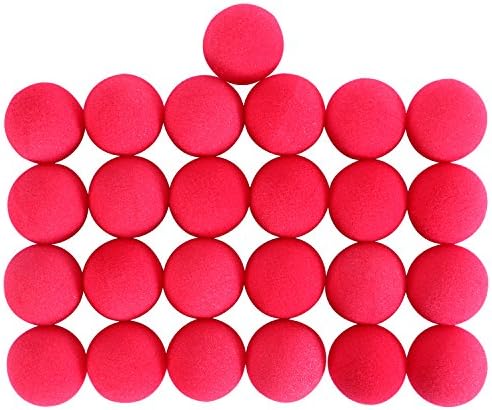 Great Rocky 25pcs Foam Clown Nose Circus Party Halloween Costume Red