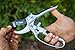 BlueApe 2 in 1 Ratchet Hand Pruners 3 Stage Action – Power Driver - Lightweight Ergonomic Design, Left Or Right Handed - Prune Small Branches to 1” - Best Gardening Tools