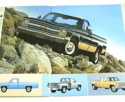 1987 87 Chevrolet CHEVY PICKUP Truck BROCHURE R10 V20