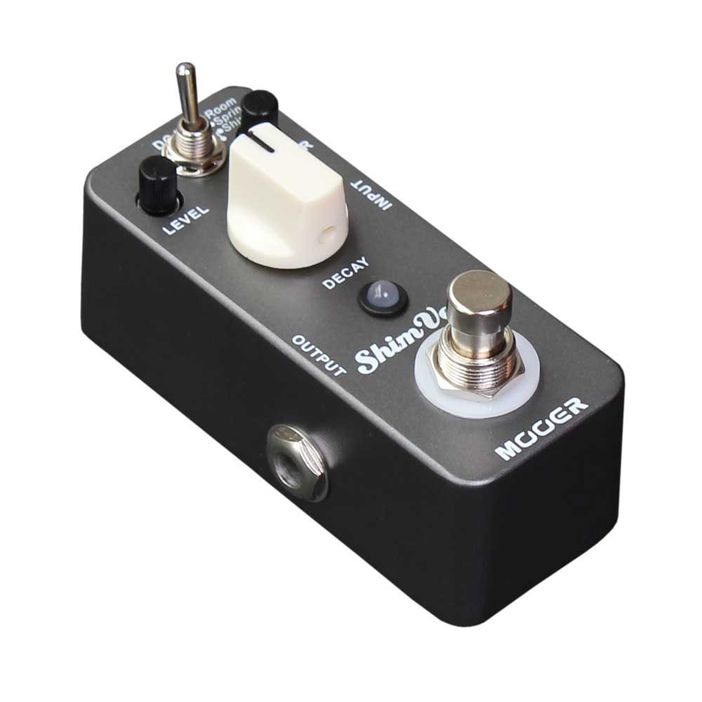 Mooer Shim Verb Digital Reverb Guitar Pedal, Dark Grey