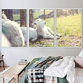 signwin 3 Piece Framed Canvas Wall Art Fun...