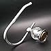 Kabter Crystal Series Brass Toilet Paper Roll Holder, Polished Chrome