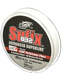 Sufix 832 Advanced Superline Braid   150 yardas