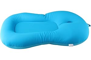 Baby Bath Mat, KAKIBLIN Bathtub Baby Bath Cushion Soft Anti-Slip Bath Pad 0-6 Month Infant Bath Pillow, Blue