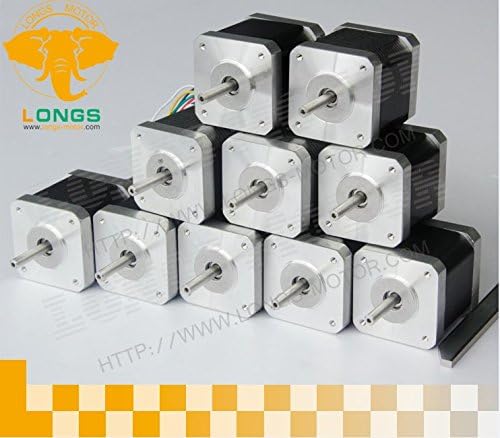 10 PCS Nema 17 Stepper Motor 4800g.cm 2.5a, Reprap Motor