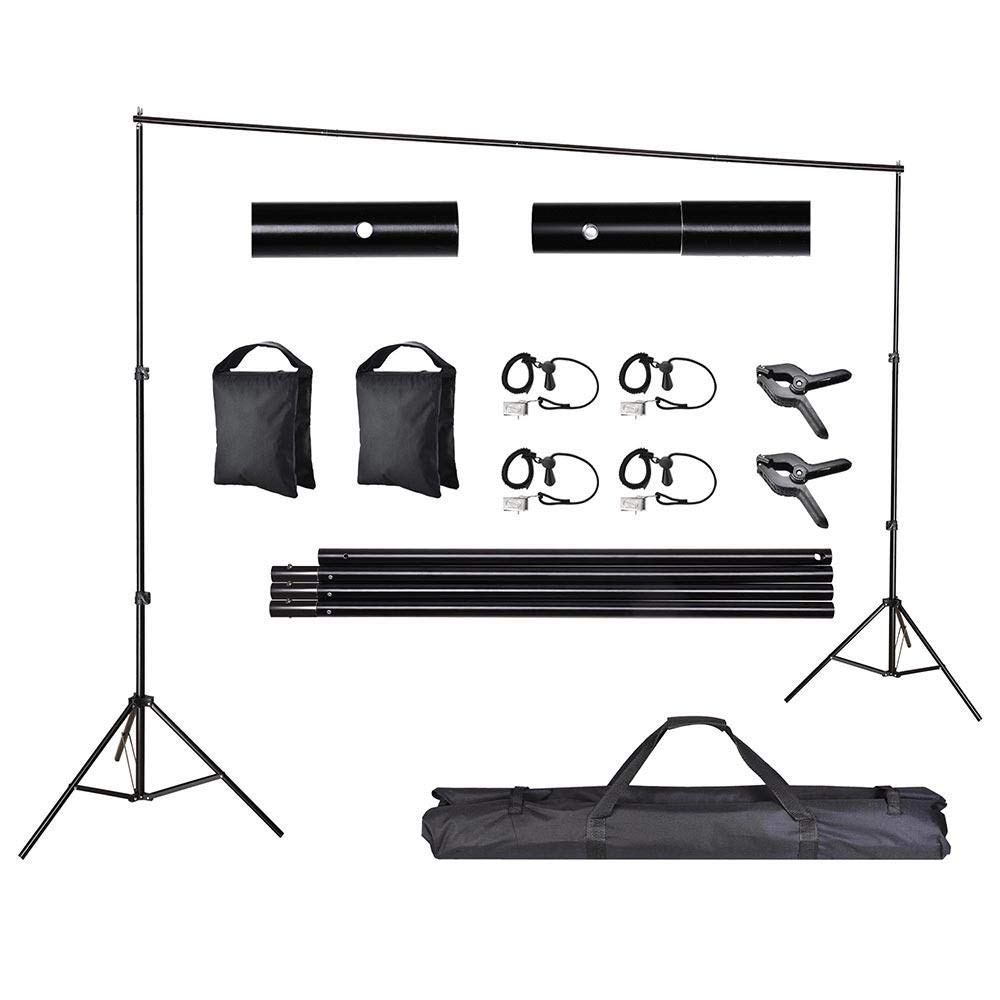 Adjustable 6x10 ft Portable Photography Background Backdrop