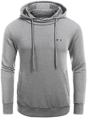 Dongba Men Fashion Casual Hooded Long Sleeve Pullover Hoodie Embroidery