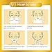 POP MODERN.C Double Chin Reducer V Line Lifting Mask V Shape Slimming Lifting Band Patch for Face and Chin Line Neck Mask Tightening Firming Moisturizing Facial Mask Christmas Gift for Women Gift