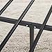 VECELO Metal Bed Frame Platform Mattress Foundation/Box Spring Replacement with Headboard & Footboard, Full, Black