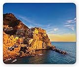 Lunarable Italian Mouse Pad, Italian Mediterranean