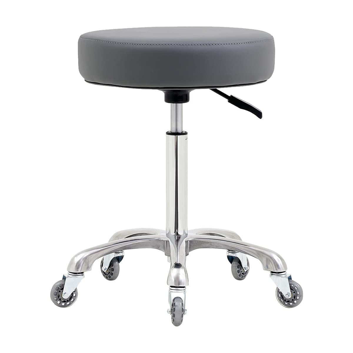Steel Stool Rooling Mua Ainilaily Rolling Stool with Wheels, Heavy Duty 400 lbs Stool for ...