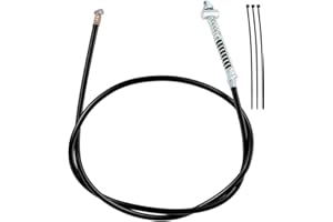 YOXUFA 67 inch Rear Drum Brake Cable Line for 196cc Coleman CT200U CT200U-EX BT200X Baja Warrior Heat MB165 MB200 Yerf-Dog Predator 212cc 6.5hp Motorsports Mini Bike ATV Scooter Parts