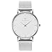 WRISTOLOGY Stella Womens Watch Silver Boyfriend Ladies Metal Mesh Strap Band