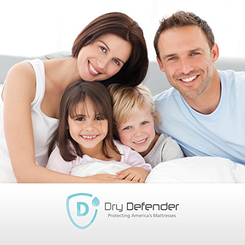 Dry Defender Reusable Waterproof Mattress Pad (24in x 36in) - Washable Waterproof Bed Pads for Kids, Adults or Pets