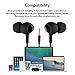EUKYMR In-Ear Wired Earphones Powerful Sound Stereo In-Ear Headphone Ergonomic Comfort Black